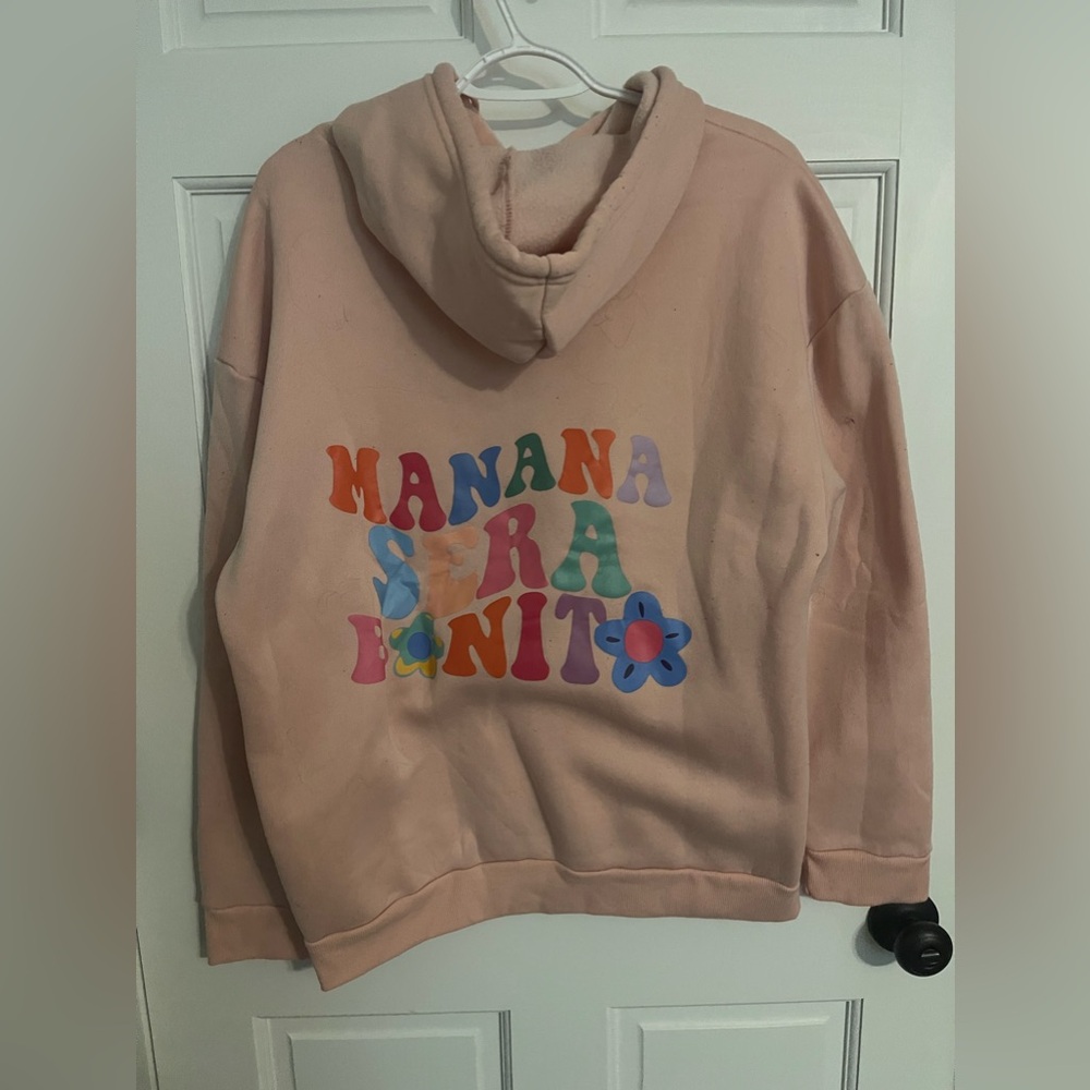 Pink hoodie